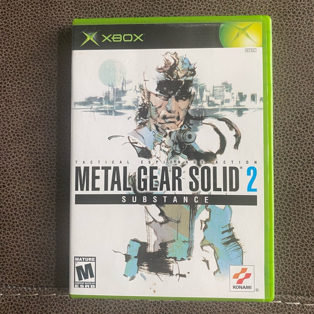 Metal Gear Solid 2: Substance – Original Xbox – Complete – Excellent Condition